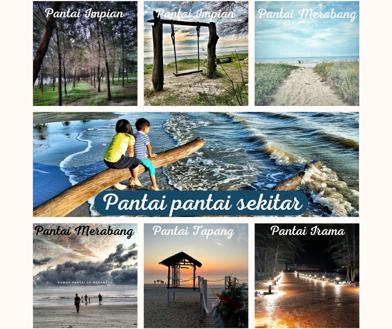 Rumah Pantai De Merabang Bachok Kültér fotó