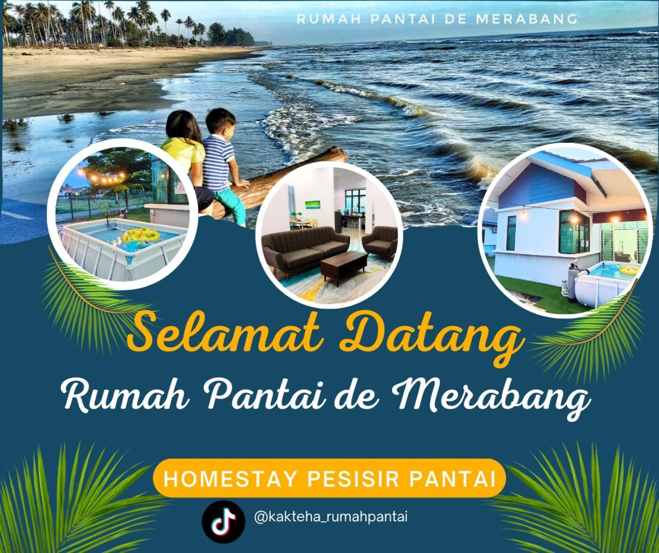 Rumah Pantai De Merabang Bachok Kültér fotó